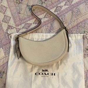 Coach Luna Shoulder Bag in Chalk!